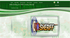 Desktop Screenshot of mikekelleyforwillcountysheriff.com